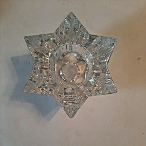 Start Shape Illusions Lead Crystal Votive Candle Holder Slovenia